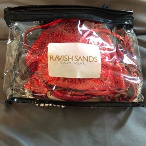 Ravish Sands Red Bikini Competition Suit